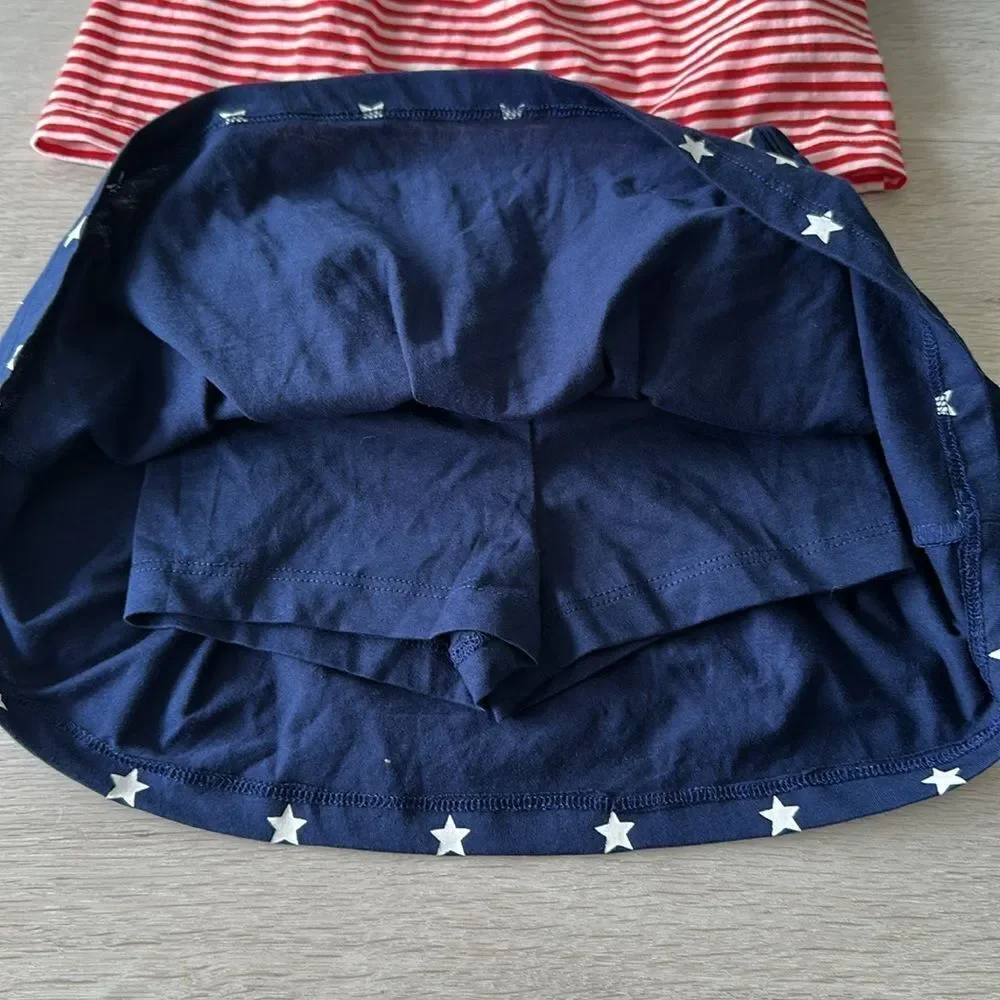 Carters 4th of July Tank Skort Set Red/White/Blue 4T NWT